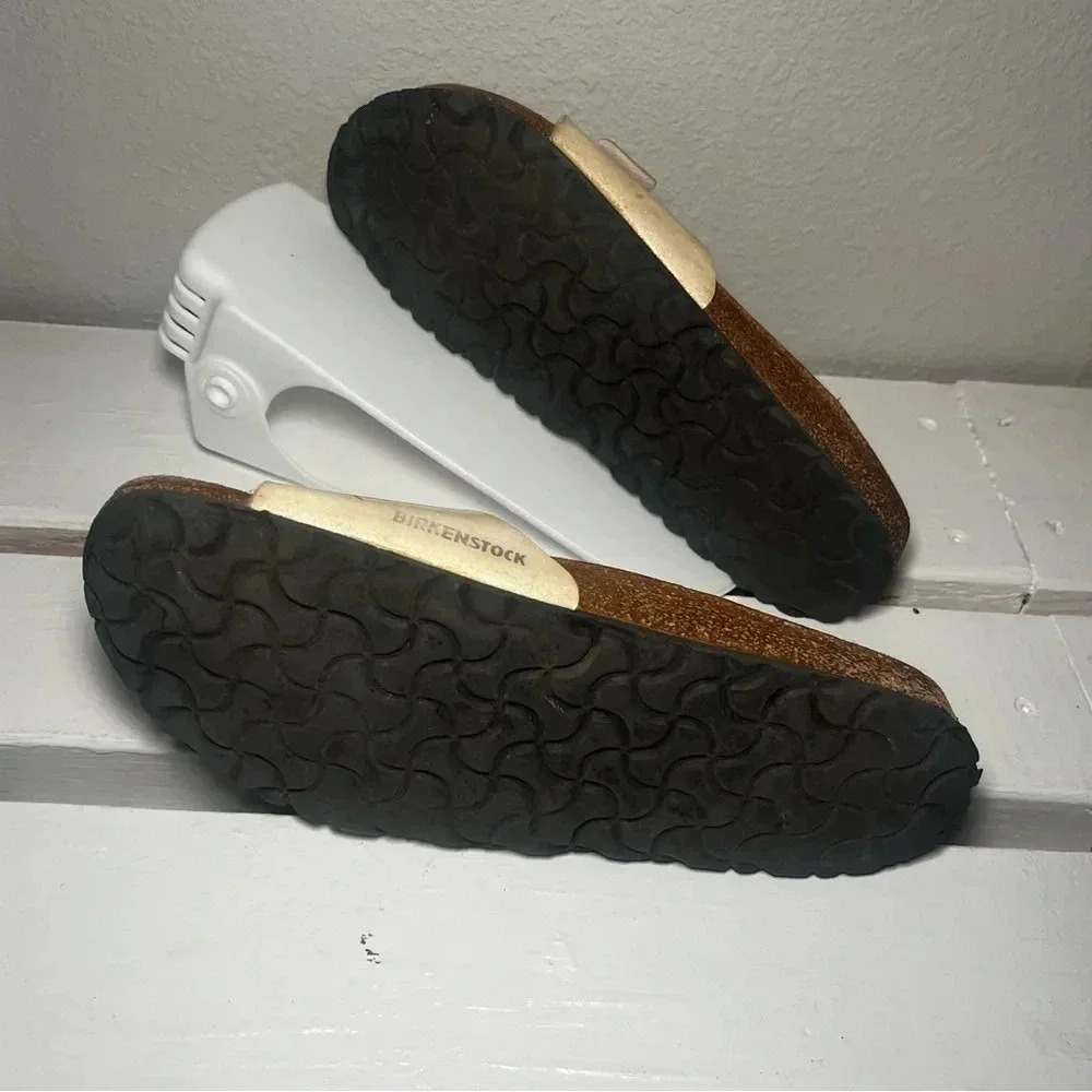 Birkenstock Madrid womens white slide sandals size 9 - Picture 10 of 10